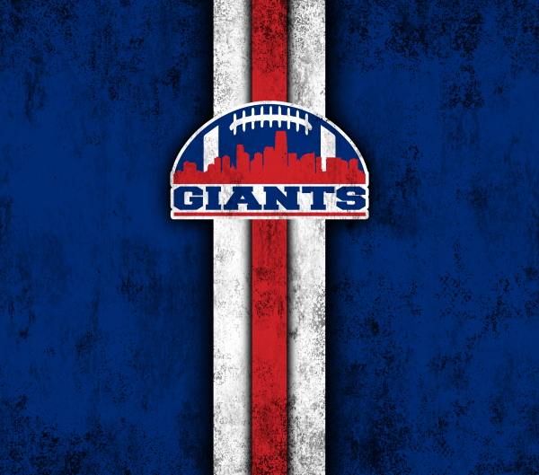 NY Giants Fan Art Tumbler