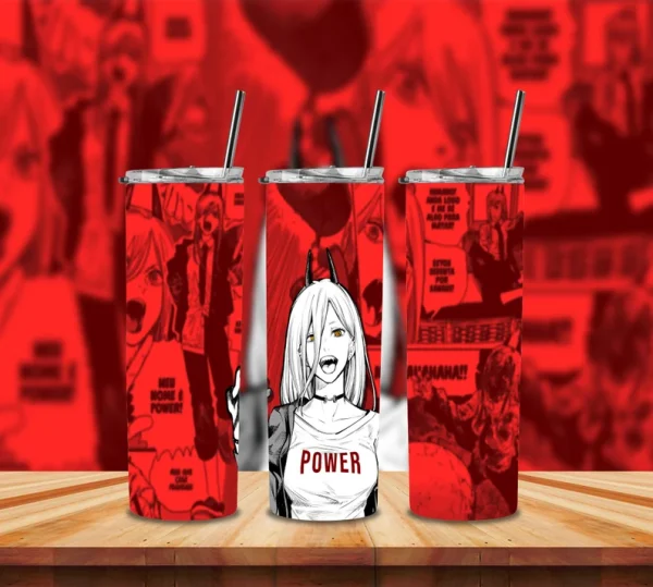 Chainsaw Man Fan Art "Power" Tumbler